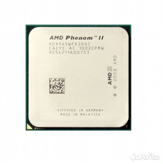 Б/у процессор сокет Am3 AMD Phenom II X2 545 - hdx