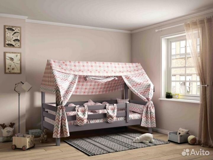 Детская кровать массив соня модульная