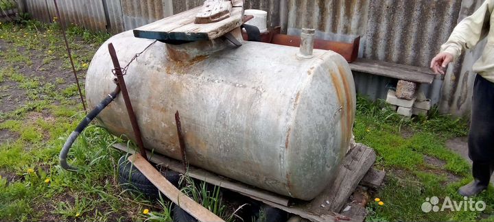 Бочка для воды на дачу