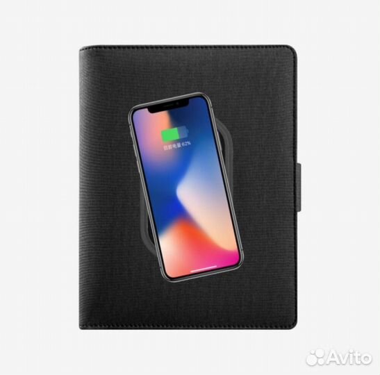 Ежедневник с беспроводной зарядкой