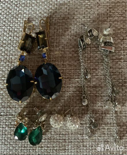 Сережки бижутерия