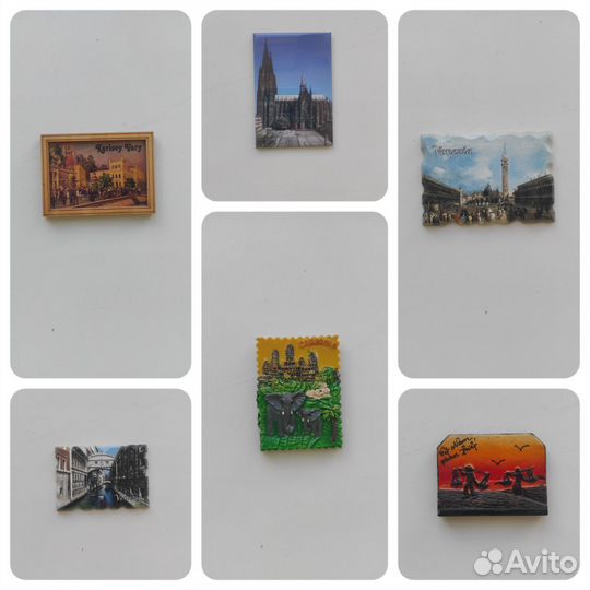 Магниты на холодильник сувенирные
