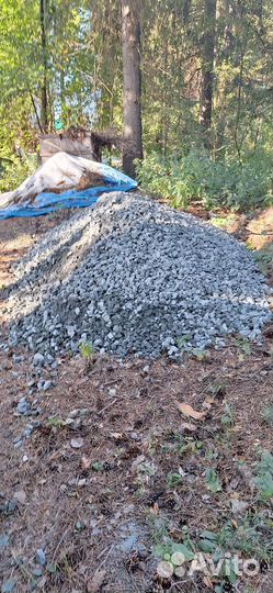 Пгс песок Шебень гравий
