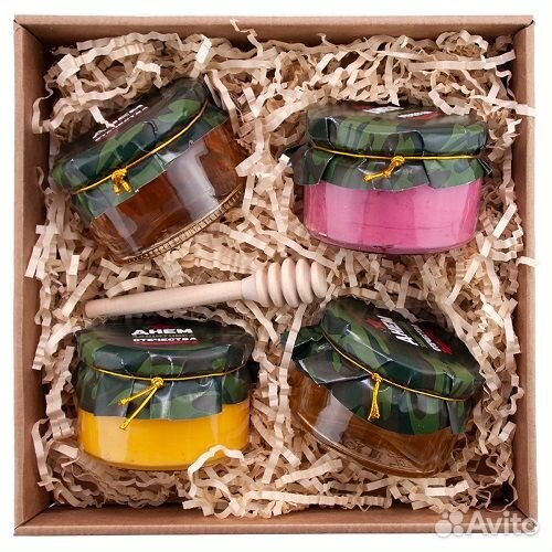 Подарочный набор 23 февраля «Медовый король»