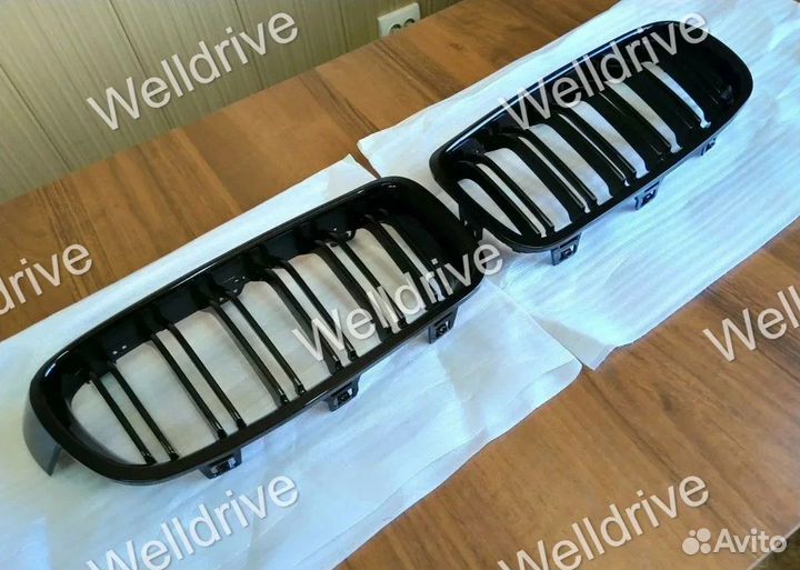 Ноздри BMW 3 F30 F31 стиль M3 черные