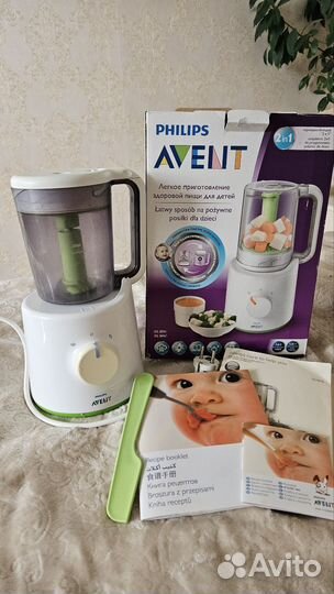 Пароварка блендер avent