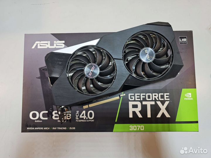 Видеокарта Asus rtx 3070 dual