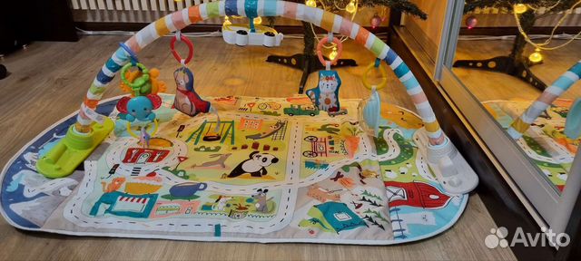 Развивающий коврик fisher price джамбо