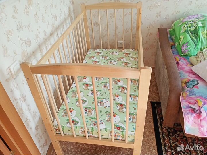 Кроватка Колибри с матрасом