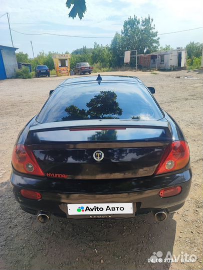 Hyundai Tiburon 2.0 AT, 2003, 250 000 км