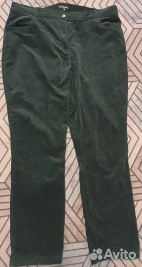 Брюки из микровельвета 54 La Redoute