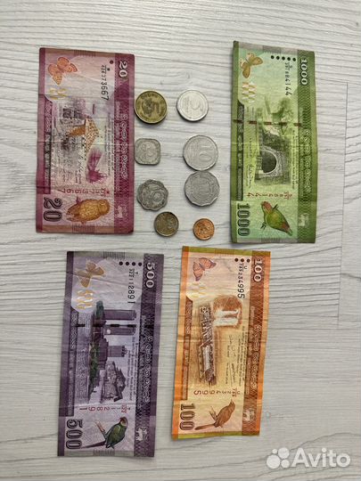 Монеты и банкноты Шри Ланки