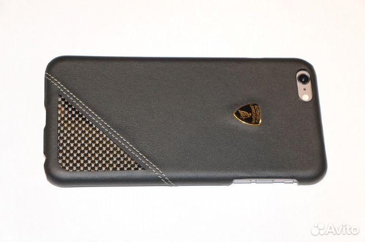 Кожаные чехлы Automobili Lamborghini для iPhone 6+