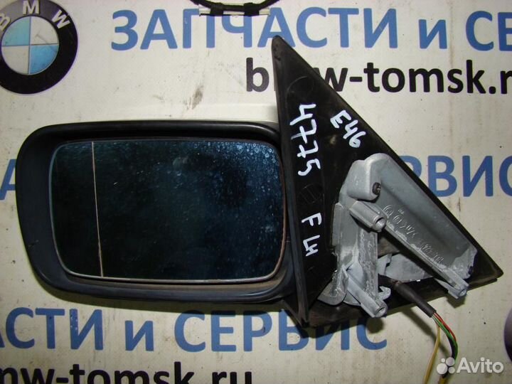 Зеркало боковое левое(7к) правый руль bmw E46 2004 N46 2,0