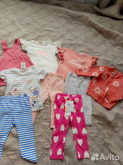 Пакет летней одежды для девочки baby go 74