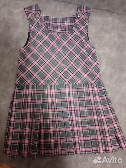 Школьный сарафан 2шт. 1-2 класс 36 размер