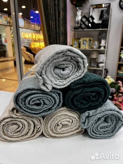 Вафельные полотенца банные