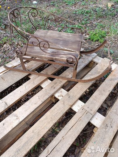 Санки старинные кованые