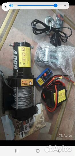 Лебедка электрическая 12V Electric Winch 4000lbs