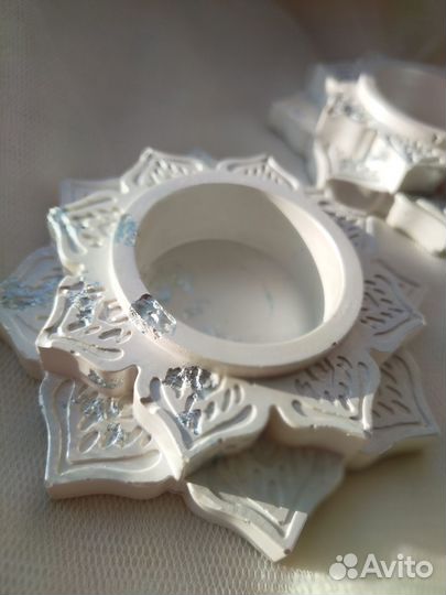 Подсвечник из гипса