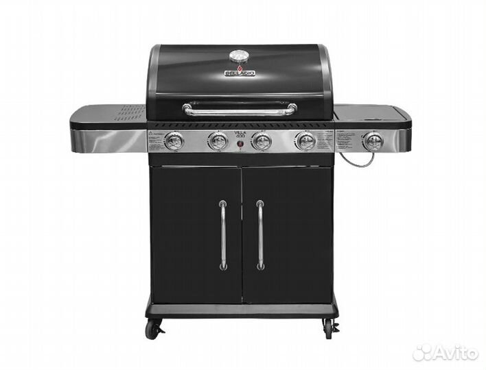Газовый гриль Bellagio Villa 400 Black 4+1 горелки