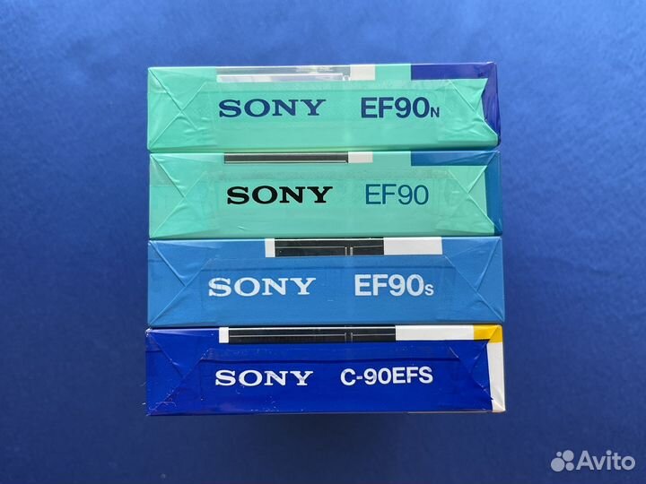 Аудиокассета Sony EF 90 (одним лотом)