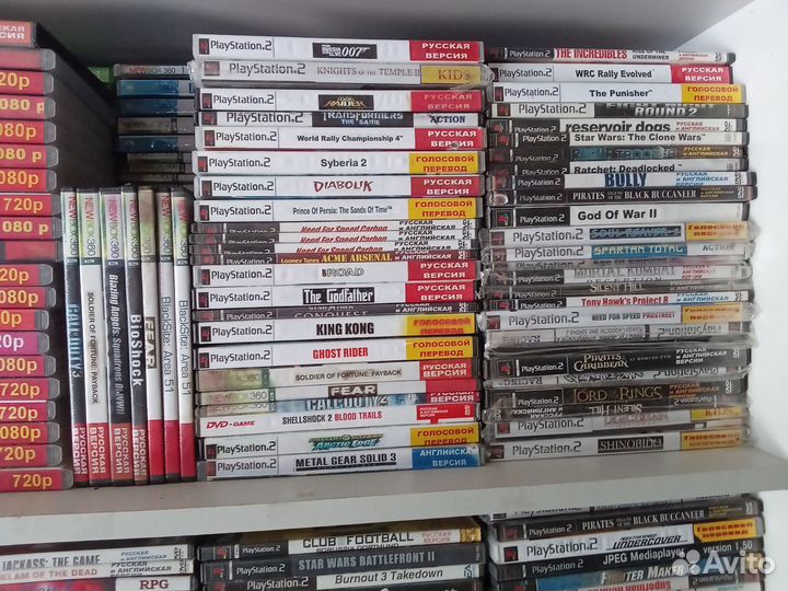 Диски на Sony Playstation 2
