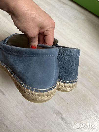 Эспадрильи Эконика 37 голубые новые