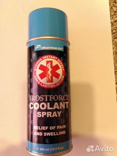 Спрей охлаждающий, спортивная заморозка