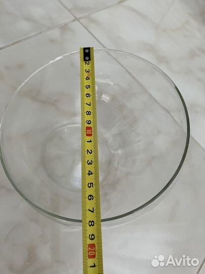 Стеклянная ваза для флорариума и декора