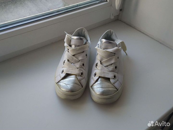 Кеды скетчерс -37, 5 р 38нат кожа