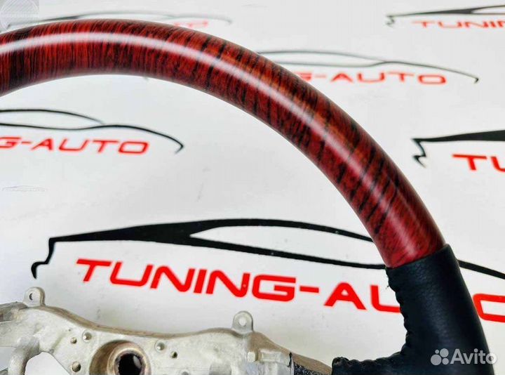 Руль Toyota Camry 40 (красное дерево)