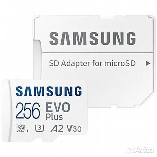 Samsung EVO Plus UHS-I U3 V30 A2 + ADP(Новая)