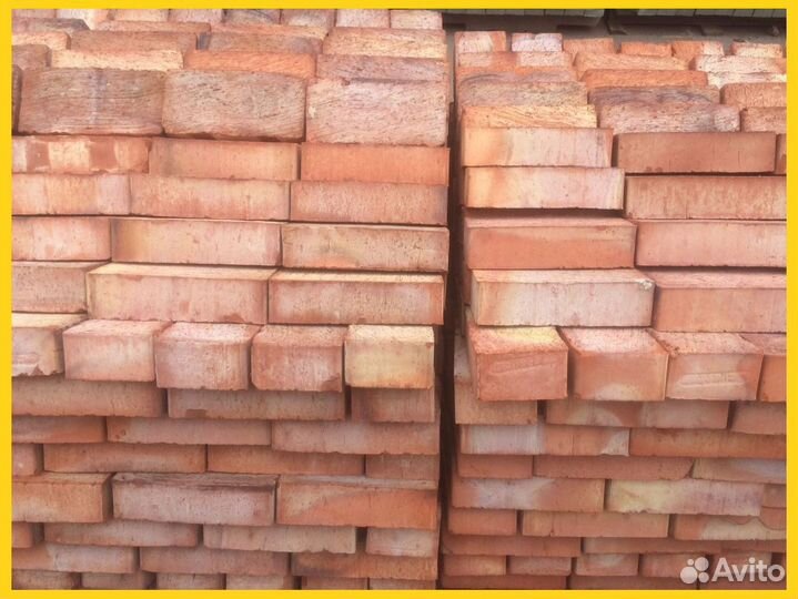 Кирпич строительный полнотелый красный Энгельсский М200