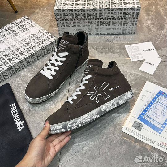 Зимние кеды мужские Premiata