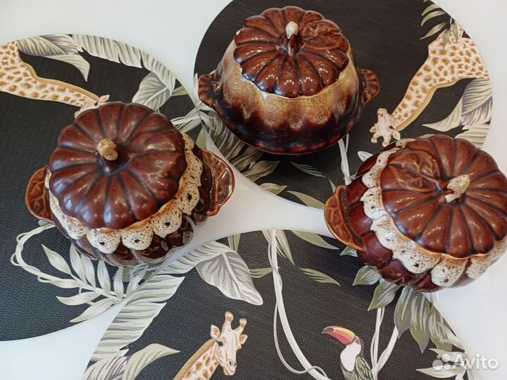 Горшочки для запекания 3 шт