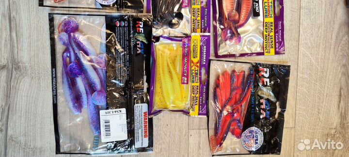 Силиконовые приманки Relax/Kosadaka для джига