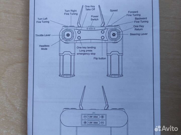 Квадрокоптер, требует ремонта