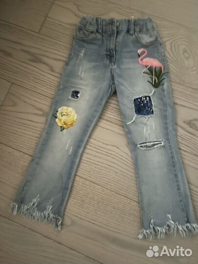 Джинсы monnalisa 5-6 лет