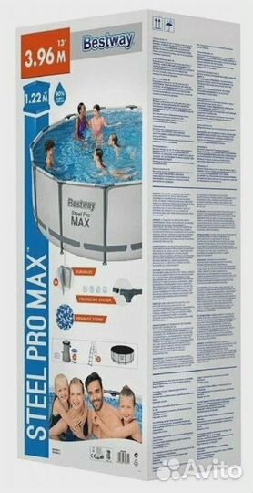 Каркасный бассейн 396х122