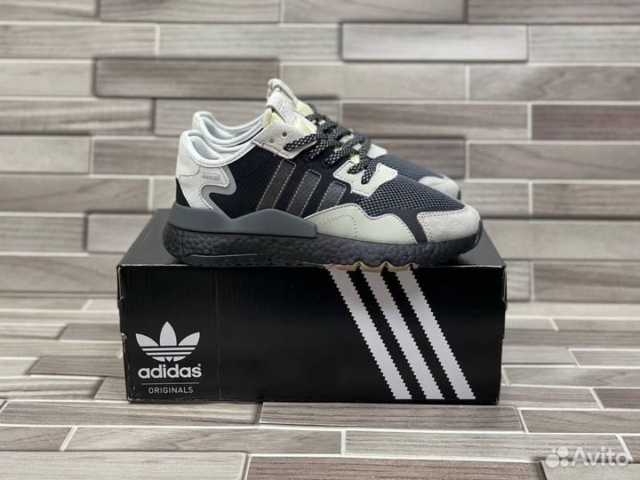 Кроссовки Adidas Nite Jogger Grey Pack Carbon