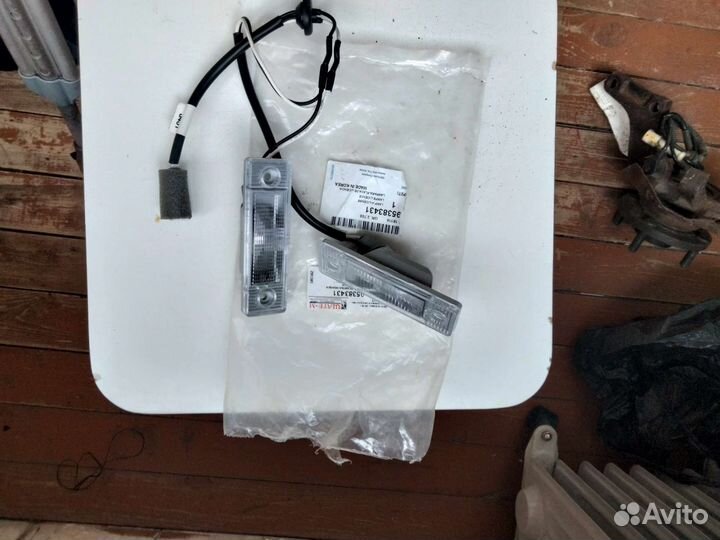 Фонарь подсветки номера задний, Шевроле lacetti