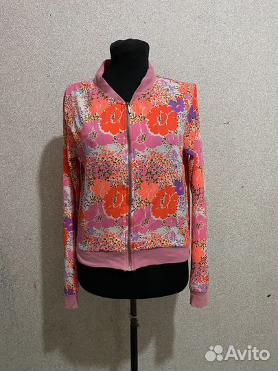 Очень яркий бомбер ветровка xs 40 размер