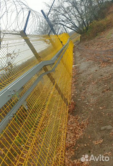 Сетка для забора 3d
