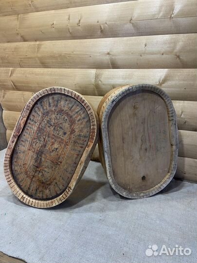 Лубяной Короб Мезенская Роспись Мезень 19 век