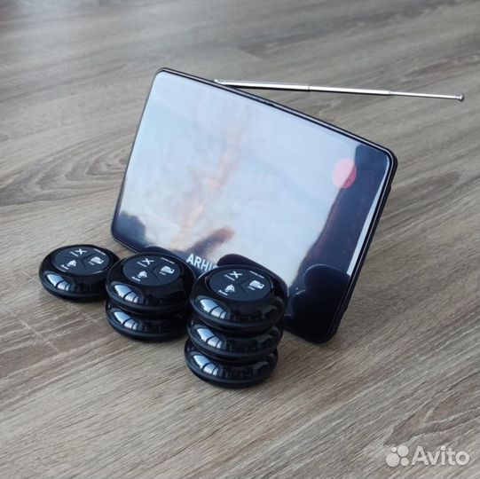 Влагозащищенная кнопка вызова персонала и табло