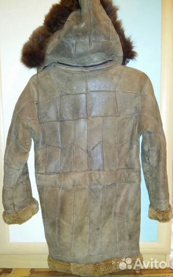 Теплая дубленка