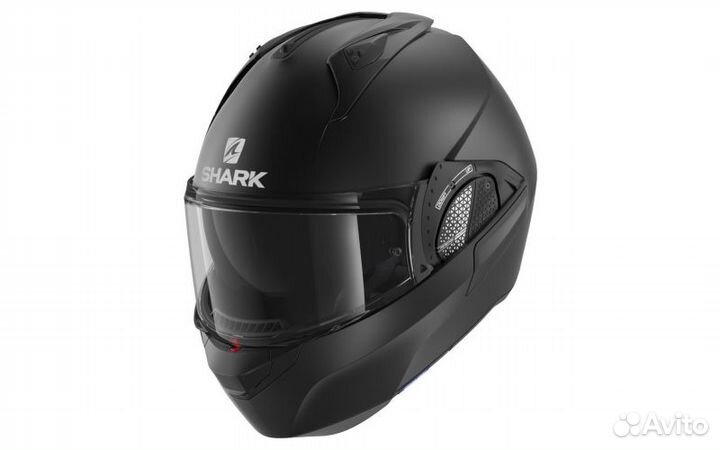 Мотошлем EVO-GT blank, цвет черный матовый