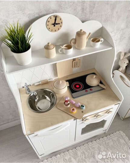 Кухня детская игровая деревянная