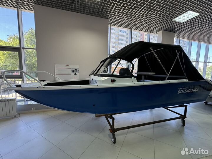 Лодка Volzhanka 50 fish с мотором yamer EF60fuel в